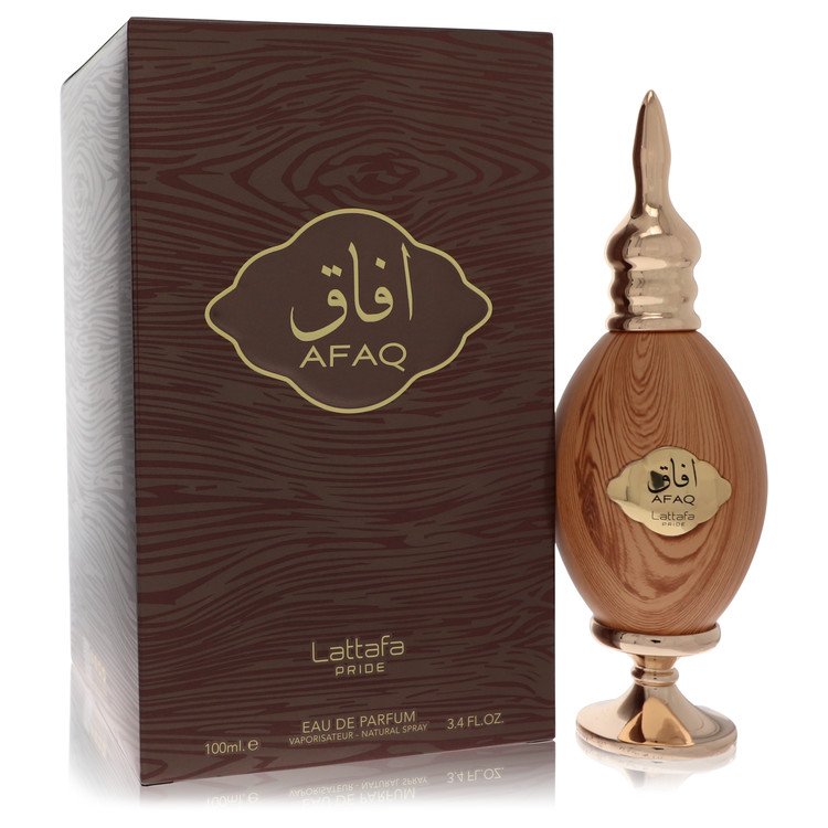 Lattafaa Pride Afaq Gold by Lattafaa Eau De Parfum Spray (Unisex) 3.4 oz