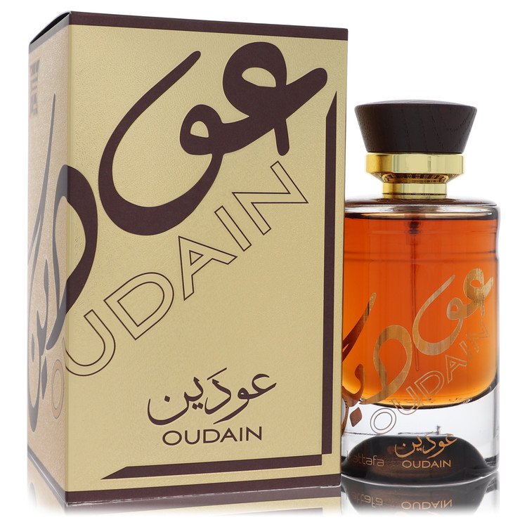 Lattafaa Oudain by Lattafaa Eau De Parfum Spray (Unisex) 3.4 oz