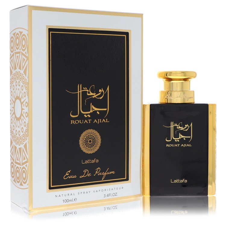 Lattafaa Rouat Ajial by Lattafaa Eau De Parfum Spray (Unisex) 3.4 oz