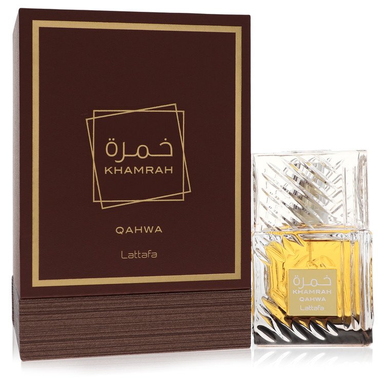 Lattafaa Khamrah Qahwa by Lattafaa Eau De Parfum Spray (Unisex) 3.4 oz