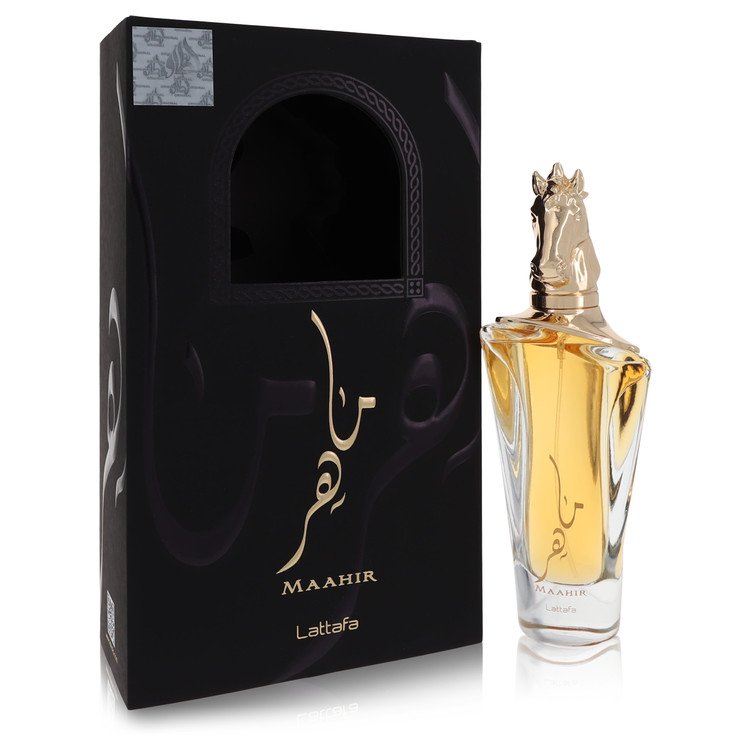 Lattafaa Maahir by Lattafaa Eau De Parfum Spray (Unisex) 3.4 oz