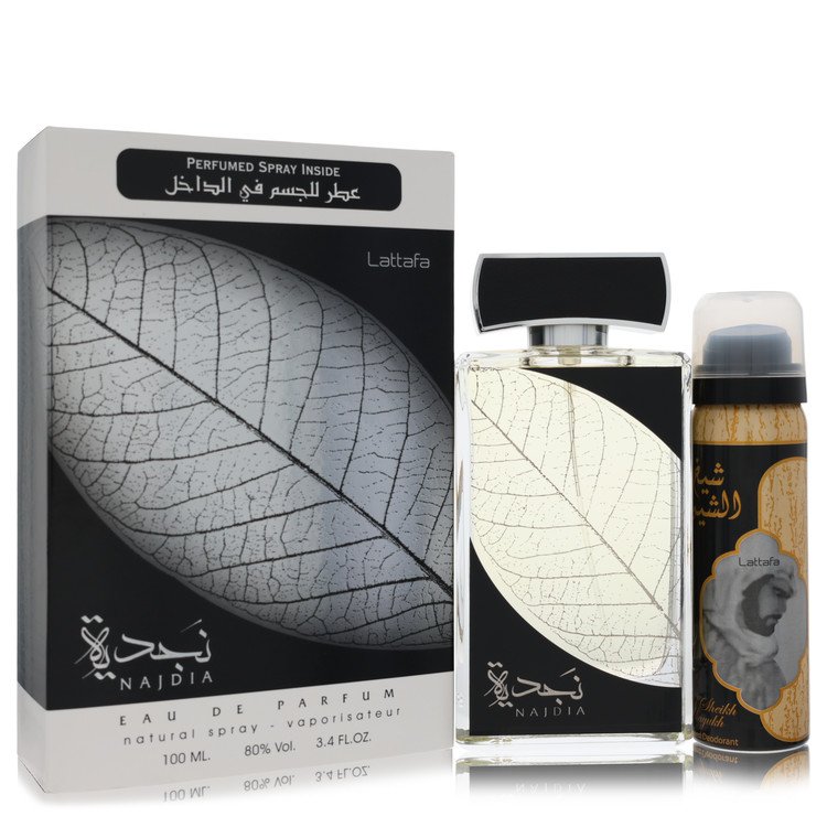 Najdia by Lattafaa Eau De Parfum Spray Plus 1.7 oz Deodorant  3.4 oz