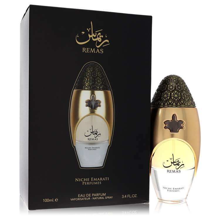 Niche Emarati Remas by Lattafaa Eau De Parfum Spray (Unisex) 3.4 oz