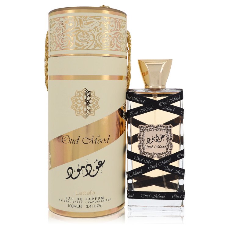 Lattafaa Oud Mood by Lattafaa Eau De Parfum Spray (Unisex) 3.4 oz