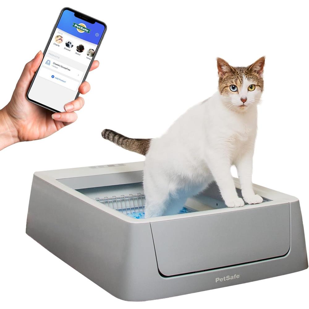 ScoopFree Crystal Smart Self-Cleaning Litter Box