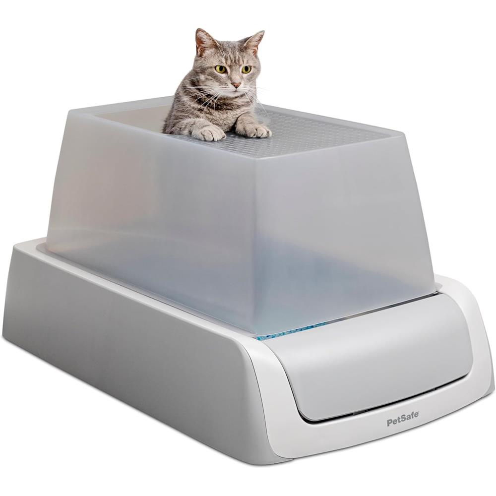 ScoopFree Crystal Pro Self-Cleaning Litter Box, Top Entry