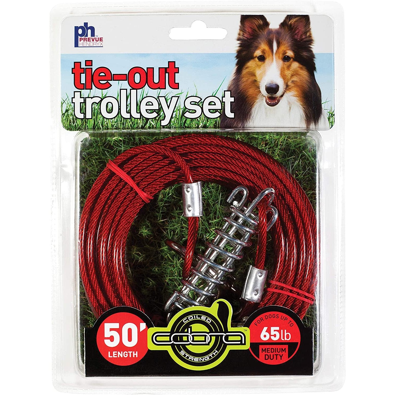 50 Foot Tie-out Cable Trolley Set