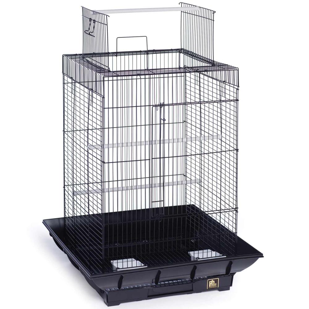 Clean Life Play Top Bird Cage - Black