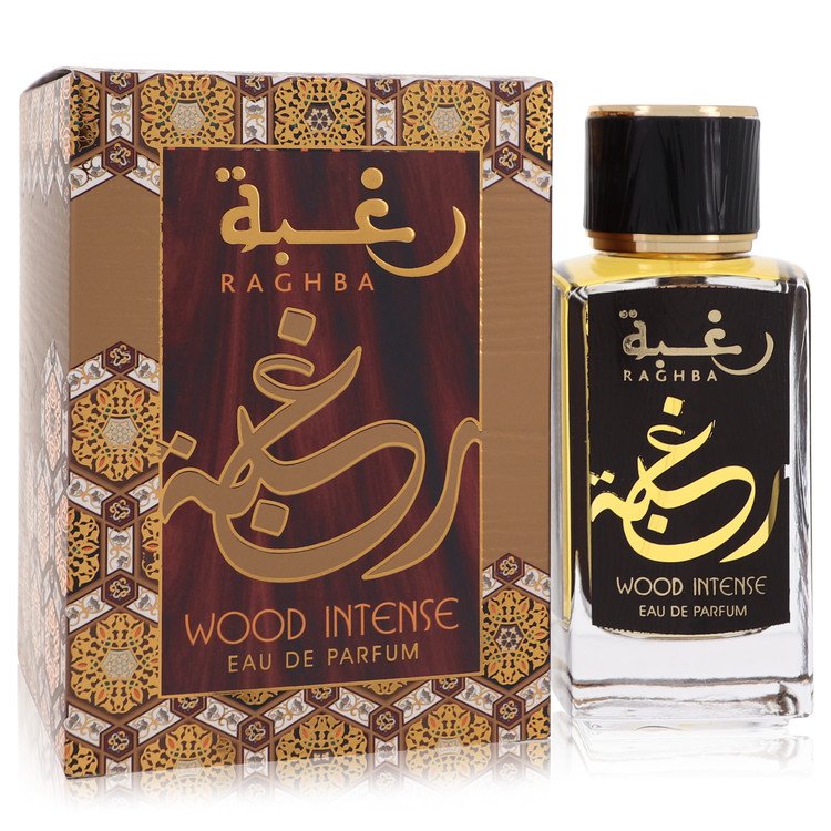 Raghba Wood Intense Eau De Parfum Spray (Unisex) By Lattafa by Lattafa