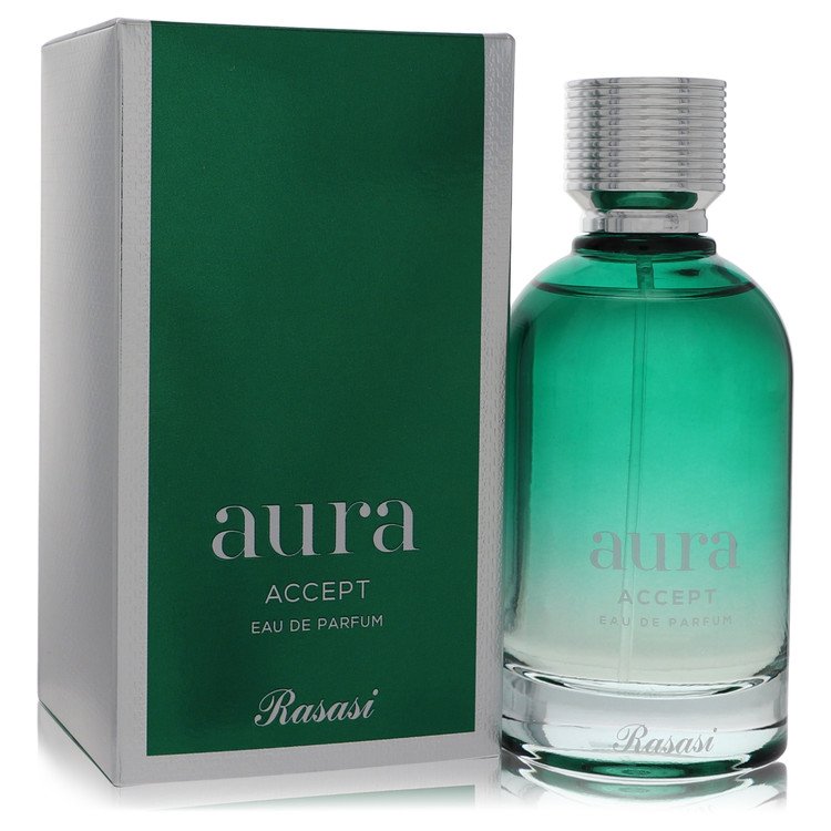 Rasasi Aura Accept by Rasasi Eau De Parfum Spray (Unisex) 3.3 oz
