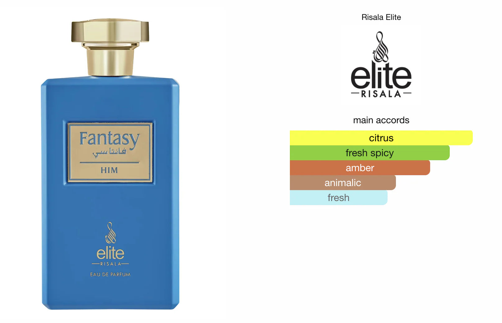 Risala Elite Fantasy Eau De Parfum Spray By Risala - Eau De Parfum Spray - Risala