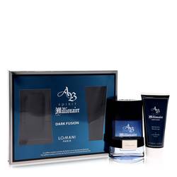 Spirit Millionaire Dark Fusion Gift Set By Lomani - Gift Set - 3.3 oz Eau De Parfum Spray + 3.3 oz Shower Gel - Lomani