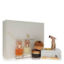 Swiss Arabian Bakhoor Dukhoon Al Haram Gift Set By Swiss Arabian - Gift Set - Gift Set contains 2 x 1.7 oz Eau De Parfum in Wajd & Gharaam + 2 x 60 grams of Incense in Dukhoon Al Haram & Oud Muattar Mumtaz - Swiss Arabian