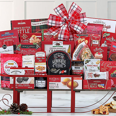 Old Fashioned Sleigh Ride: Holiday Gift Basket - GreatArrivals