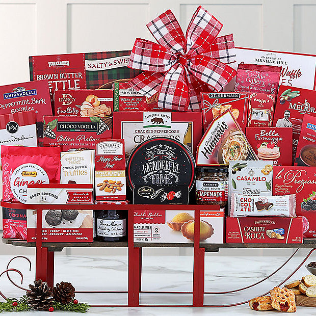 Old Fashioned Sleigh Ride: Holiday Gift Basket - GreatArrivals