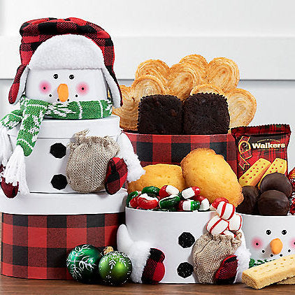 Snowman Surprise: Holiday Gift Tower - GreatArrivals