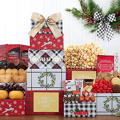 Oh What Fun!: Holiday Sweets Gift Tower - GreatArrivals