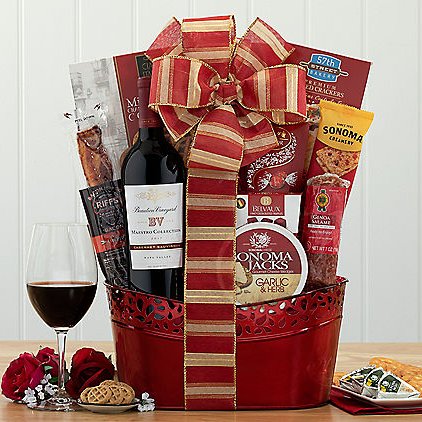 BV Maestro Cabernet: Valentine's Day Wine Basket - GreatArrivals
