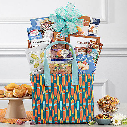 Surfboard Snacks: Gourmet Gif Basket