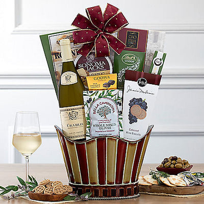 Louis Jadot Chablis - Chardonnay: Holiday Gift Basket - GreatArrivals