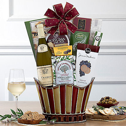 Louis Jadot Chablis - Chardonnay: Holiday Gift Basket - GreatArrivals