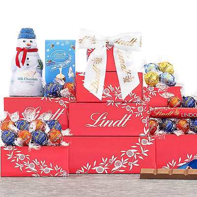 Lindt Deluxe: Lindt Chocolate & Sweets Gift Tower - GreatArrivals
