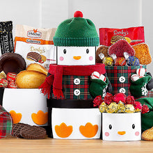 Festive Penguin: Christmas Holiday Gift Tower - GreatArrivals