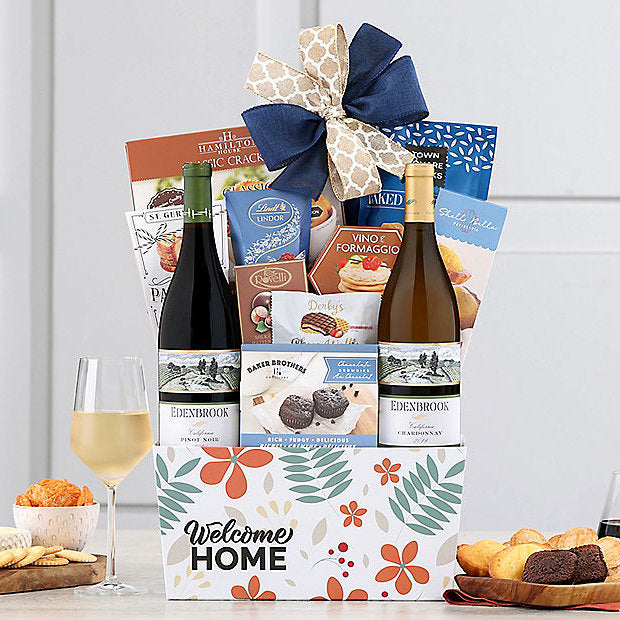 Welcome Home Duet: Eastpoint Cellars Wine Gift Basket - GreatArrivals
