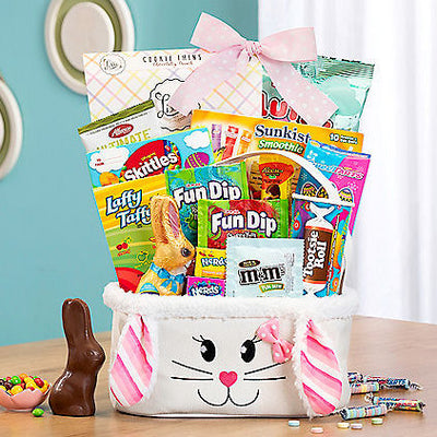 Hoppin' Easter Fun: Easter Gift Basket (Pink) - GreatArrivals