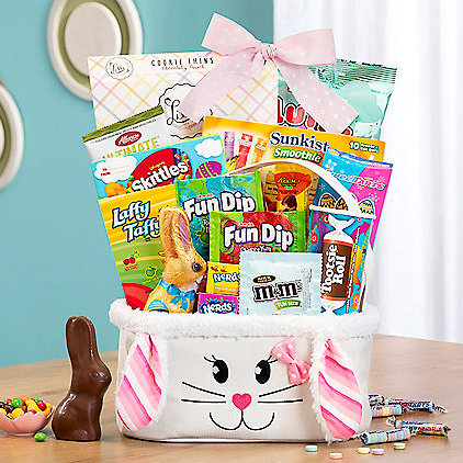 Hoppin' Easter Fun: Easter Gift Basket (Pink) - GreatArrivals