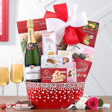 Taittinger Brut La Francaise: Valentine's Day Champagne Gift Basket - GreatArrivals