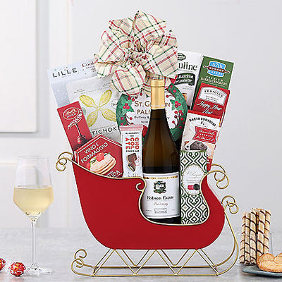 Hobson Estate Chardonnay: Holiday Sleigh - GreatArrivals