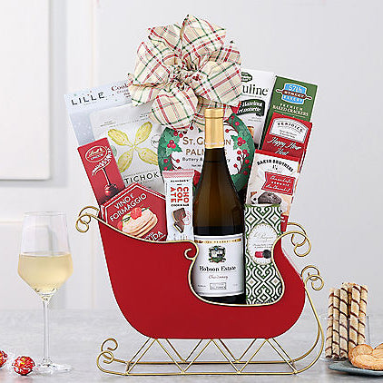 Hobson Estate Chardonnay: Holiday Sleigh - GreatArrivals