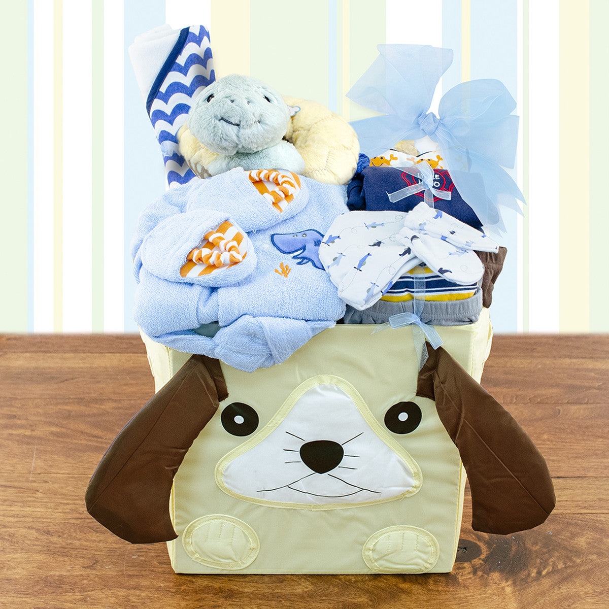 Best Wishes: Baby Boy Gift Basket - GreatArrivals