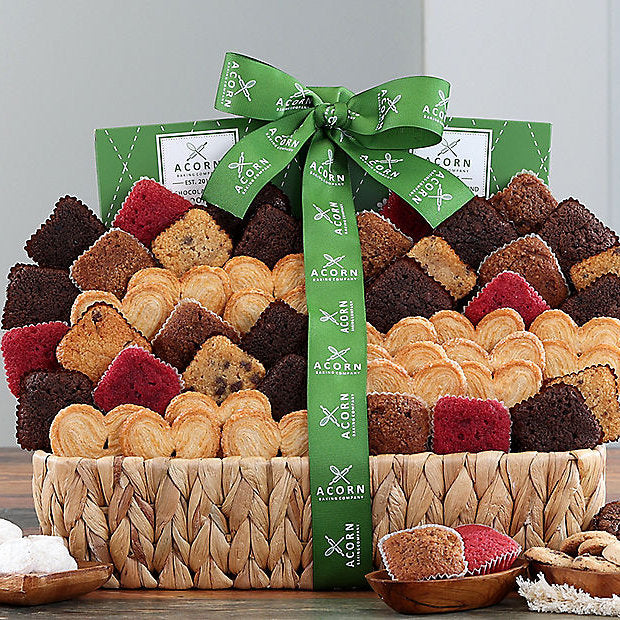 Sweet Bakery Collection: Brownies, Cookies & Cakes Gift Basket - GreatArrivals