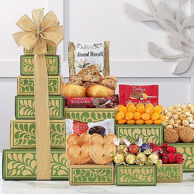 Tower of Delights: Chocolate & Sweets Gift Tower - GreatArrivals