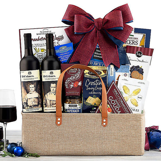 19 Crimes Red Duet: Wine Gift Basket - GreatArrivals