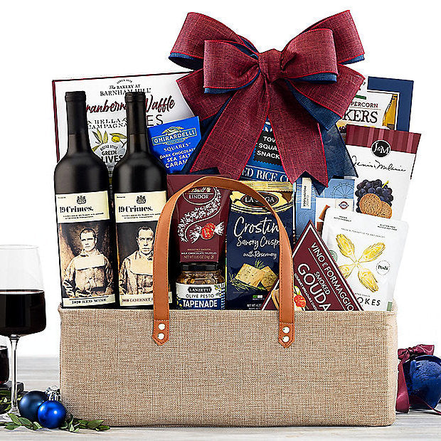 19 Crimes Red Duet: Wine Gift Basket - GreatArrivals