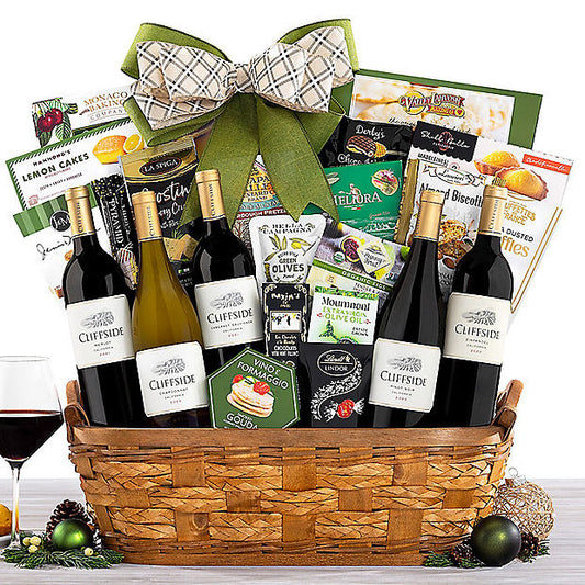 Cliffside Vineyards Tasing : Wine Gift Basket - GreatArrivals