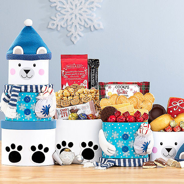 Polar Bear Sweets: Holiday Gift Tower - GreatArrivals