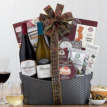 Royal Duet: Pinot Noir & Chardonnay Wine Basket - GreatArrivals