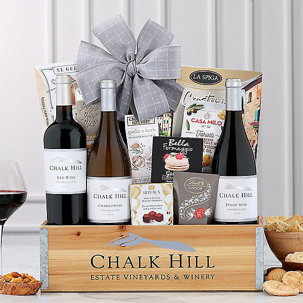 Chalk Hill Winery Duet: Gourmet Gift Basket - GreatArrivals