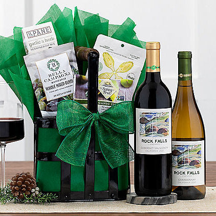 Rock Falls Duet: Wine Gift Caddy - GreatArrivals