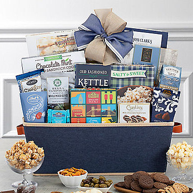 Festive Cheers: Gourmet Gift Basket - GreatArrivals