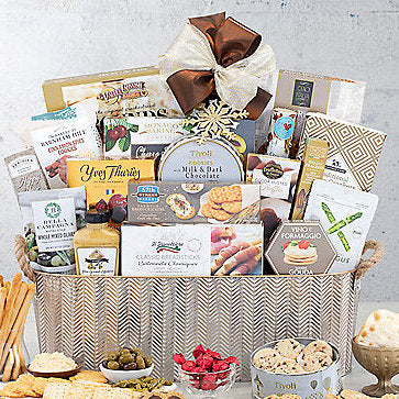 Warmest Holiday Greetings: Gourmet Gift Basket - GreatArrivals