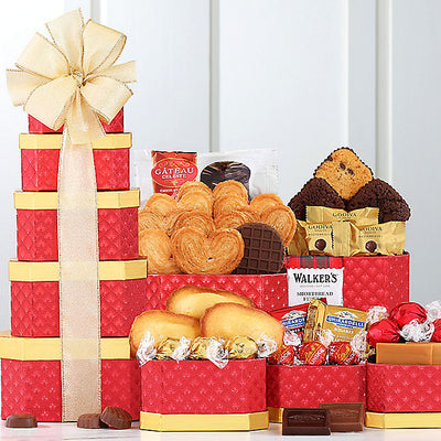Deluxe Chocolate & Sweets: Gourmet Gift Tower - GreatArrivals