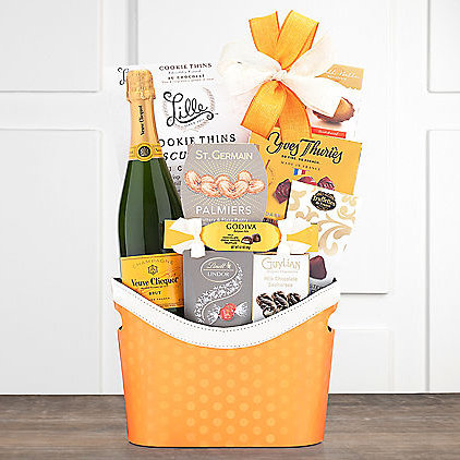 Veuve Cliquot Champagne: Premium Gift Basket - GreatArrivals
