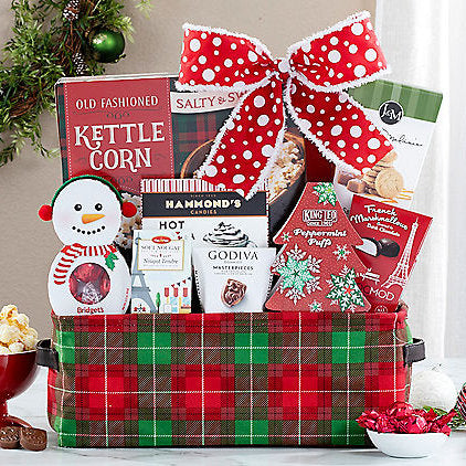 Snowman Sweets: Christmas Gift Basket - GreatArrivals