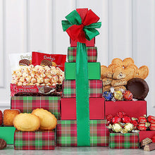 Christmas Plaid: Holiday Gift Tower - GreatArrivals