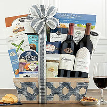 California Premium Red Duet: Gourmet Wine Gift Basket - GreatArrivals